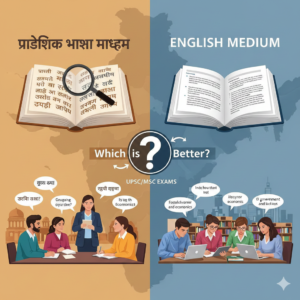 Which Medium Is Best for UPSC/MPSC: English or Regional?