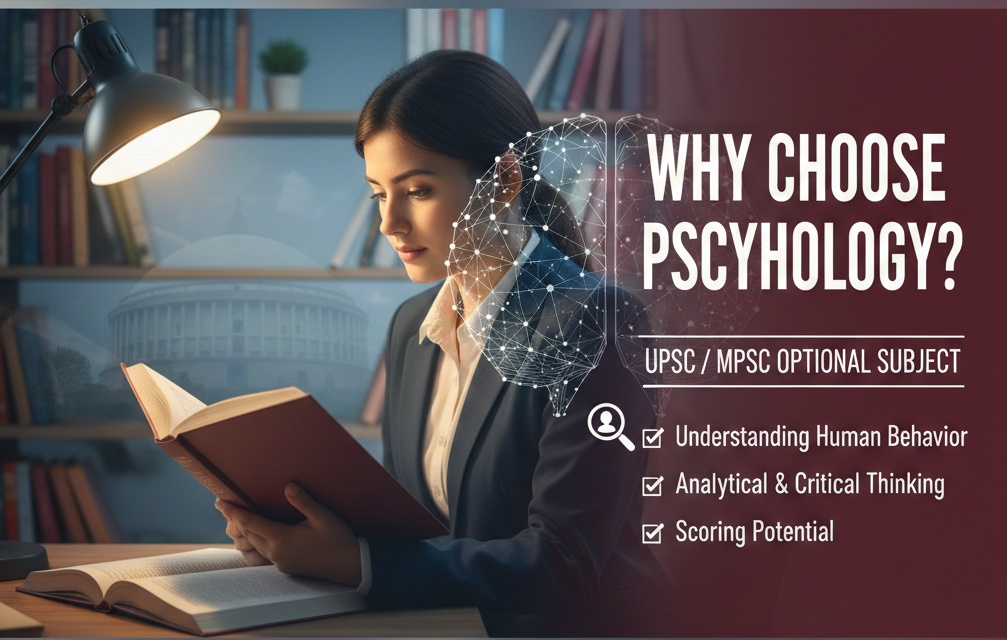 Why Choose Psychology as  an Optional Subject for UPSC / MPSC?