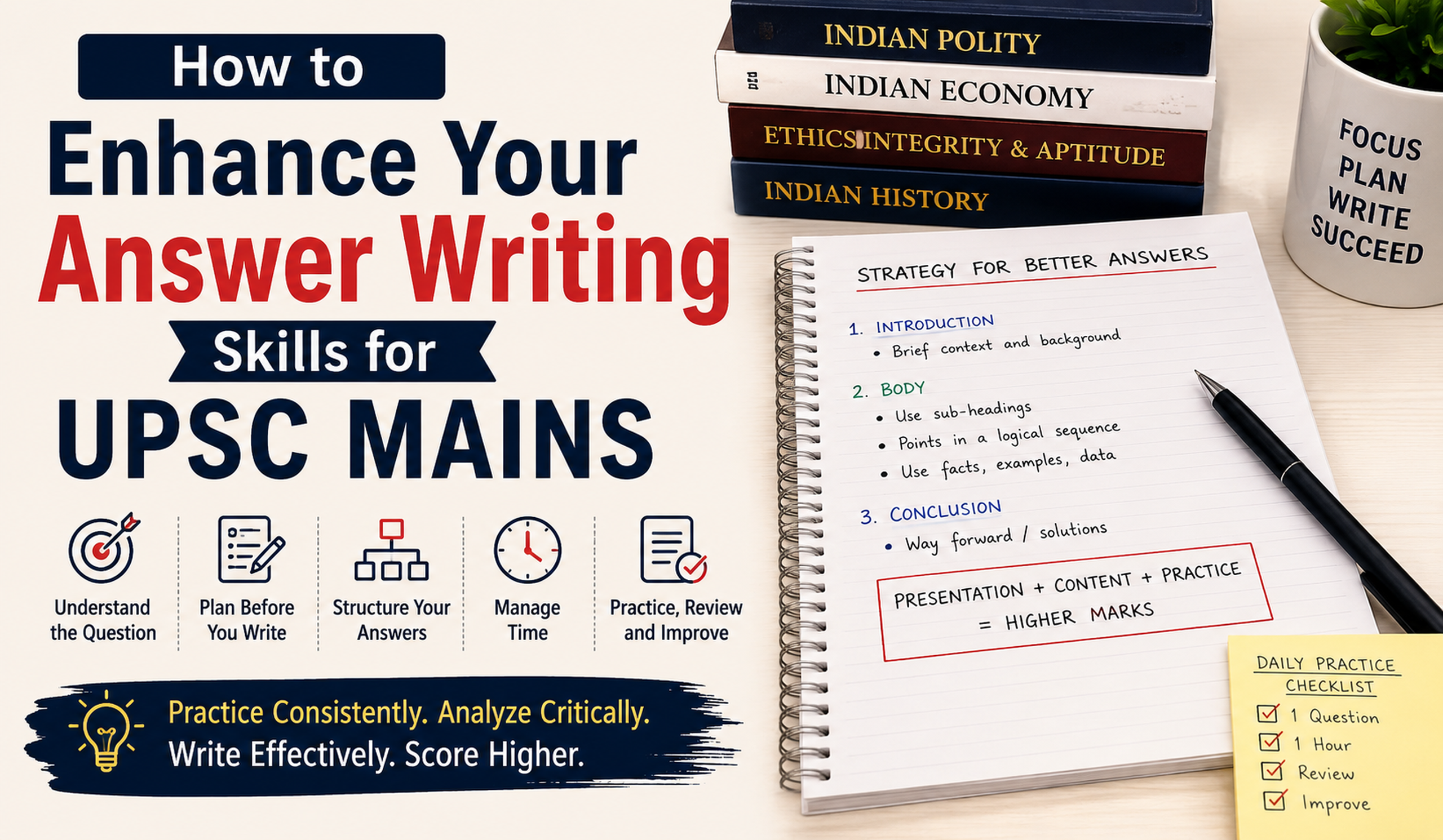 How to Enhance Your Answer Writing Skills for UPSC Mains